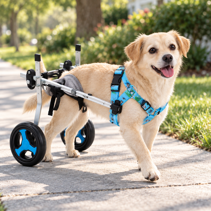 Rear Support Dog Wheelchair