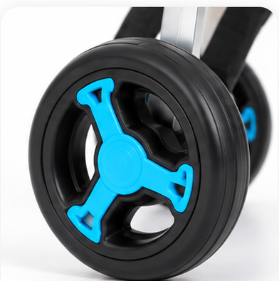Smooth-rolling wheel close-up