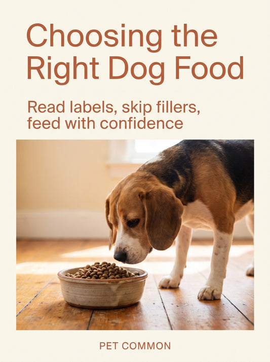 Choosing the Right Dog Food ebook cover