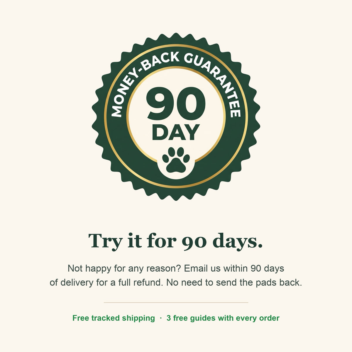 90-day money-back guarantee